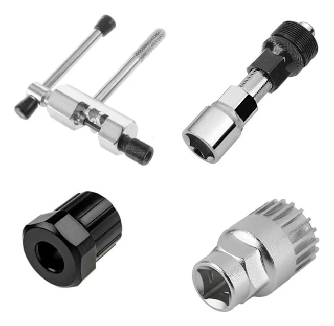 4-piece Bicycle Repair Tool Kit Bike Chain Repair Tool Crank Puller Bottom Bracket Removal Tool