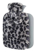 Varmvattenflaska 2L Giftfritt Slitstarkt PVC-material, Resevänlig Bred Mun Design För Smärtlindring, Mjukt Avtagbart Överdrag Lugnande Värme Varmt Kallt