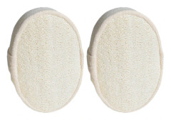 2 st Loofah fettsvampbad, peeling av hud, badhandduk, lera och badbollbadhandskar