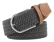 Multicolor Elastic Woven Belts Casual Braided Stretch Belt