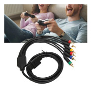 RGB RGBS Multifunktionell Kompositkabel Sladd Hög Flexibilitet Mjuk Stabil Komponent AV-kabel med 4 BNC-huvuden