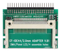 Riserkort 44 Pin DMA CF till IDE Plug Play Bekväm Konverter Adapter för Notebook
