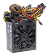 Qoltec Monolith - Nätaggregat (intern) - effektiv - ATX12V / EPS12V - 80 PLUS Platinum - AC 180-240 V - 1650 Watt - svart