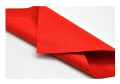 Filttyg 1 mm Polyester Rulle 45 cm x 10 m Röd