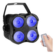 Scenlampa Mini LED RGBW 4x8W - Fjärrstyrd