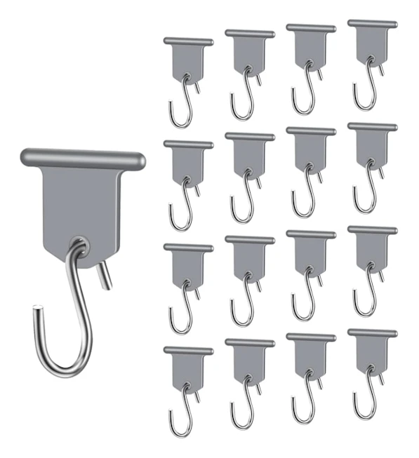 Caravan Awning Brackets, 17 Pcs RV Awning Accessory Hangers, Camping Awning Holder for RV, Caravan.