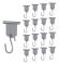 Caravan Awning Brackets, 17 Pcs RV Awning Accessory Hangers, Camping Awning Holder for RV, Caravan.