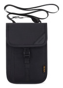 RFID-blockerande passväska Plånbok SVART - on stock black