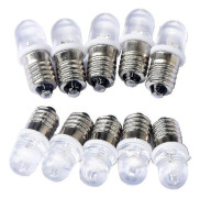 10 st E10 12v Spot Led Lampor Varmvit
