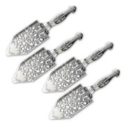 4 st Absintskedar i rostfritt stål Vintage Bar Glas Kopp Dricksfilter Urholkad Absint Sp Zekai