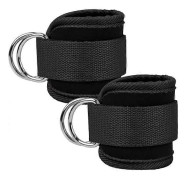 st Svart Kabelmaskin Ankelband Justerbara Benvikter Handledsremmar Dubbel present svart
