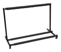 Gitarrställ, rymmer upp till 9 instrument, hopfällbar design,svart