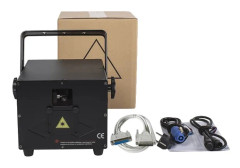Scenbelysning Scanner, DMX-kontroll, Livliga laser effekter,1st 3W, EU-kontakt