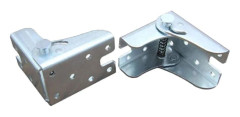 Self-locking folding bracket for folding legs, folding workbench, folding kitchen table (2 silver)