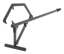 Vedlyftare, Justerbar Design, 600 kg Lastkapacitet,svart