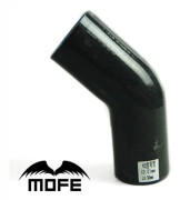 MOFE 2 \" 45 Grader ,Svart Silikonböj Kopplingsslang 51mm Intercooler Rör Turbo