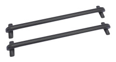 Takräcke - Lastbågar, 2 St - 100 cm - Låsbar Aluminium - Universell För 4–5-dörrars Bilar - Regnränna 110–114 cm - Fönster 124–134 cm - Svart