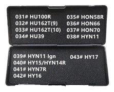 31-43 LiShi 2 i 1 HU100R HU162T9 HU162T10 HU39 HON58R HON66 HON70 HYN11 HY15 HYN7R HY16 HY17 Låssmedsverktyg För Alla Typer