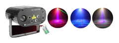 Scenbelysningseffekt, dynamiska mönster, fjärrkontroll,RGB Laser 128P, EU Kontakt