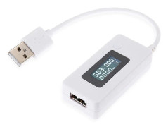 USB Strömmätare - Spännings- och strömtestare för telefon, powerbank, dator - Kompatibel med Xiaomi, Samsung, Philips