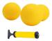 Ersättningsbollar för Spike med pump, tjocka studsande Roundnet-spelbollar PVC (LGL) 3.5 Inch 3pcs