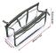 Transparent PVC Insats Handväska Organizer 8 Fickor Rese Smink Toalettväska Kosmetisk Ficka Plånbok Organizer Insats för Flickor Kvinnor med Dragkedja