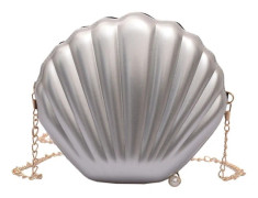 Axelremsväska Skalväska SILVER silver