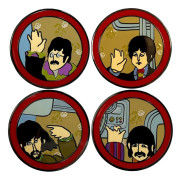 The Beatles Yellow Submarine Portholes Pin Badge Set (Pack of 4)