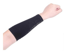 2 st Heltäckande Underarms Tattoo Skydd Kompressionsärmar Solskydd Män Kvinnor Black