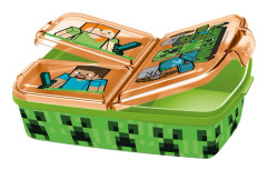 Minecraft Lunchlåda med 3 Fack - Flerfärgad