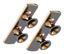 2 st Silikonhandtag Tablet Handstöd Sex-Finger Operation Anti-Slip Tablet Grepphållare Handstöd Grå
