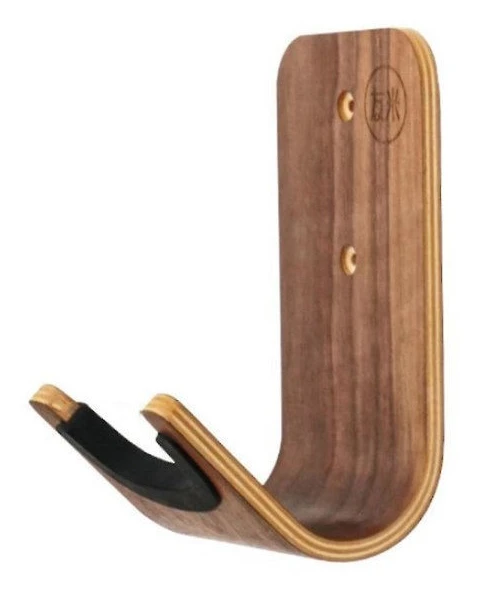 Gitarr Skateboard Väggfäste - Böjt Träfäste för Akustiska & Elektriska Gitarrer