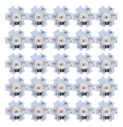25 st 5V LED-chips 200LM 3W LED-lampor med hög effekt för DIY-belysningsarmaturer Rött ljus 620-625NM