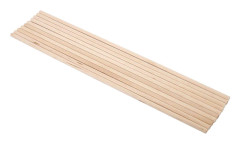 Träpluggar för DIY-projekt, Obehandlade naturliga träpinnar av robust björk för modellbygge och heminredning, Släta hantverkspinnar lämpliga