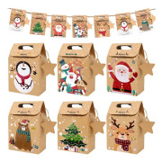 L&W Luck 24 Delars Fyllbar Adventskalender, Juldesign, DIY-kit för att Fylla Lådor att Hänga eller Installera (Brun)