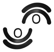 2 set spelmus skridskor dynor skydd ersättning kompatibel Logitech G403 G603 G703 -Yx