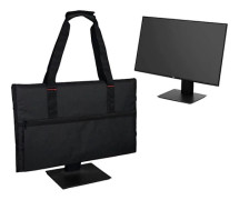 Resväska för 24 LCD-skärmar och monitorer, med vadderat sammetsfoder, skyddande monitorväska 24\" Monitor -Sy
