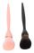 2-pack Sminkborstset Rouge Professionell Portabel Mjuk Syntetisk Fiber Löst Puder Borste Kosmetiskt Verktyg