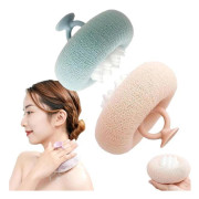 2-pack Solros Sugpropp Badboll - Supermjuk Loofah Svamp, Exfolierande Badsvamp för Män och Kvinnor