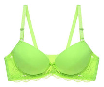 Kvinnor Sömlös BH Sexig Push Up Bralette Underkläder Trådlös Kvinnlig Lingerie Mode BH:ar green 80A