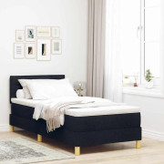 Resårbotten med madrass - Modern design | Färg: Svart | Storlek: 100x200 cm