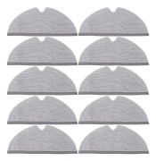 10-pack ersättningsmoppdynor i mikrofiber, tvättbar dammsugare moppduk, lämplig för Robolock S5 Max S6 Pure S6 MaxV S51 S50 S55 Xiaowa E25