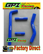 GPI silikon kylarslang FÖR YAMAHA YZF250 YZ250F YZ 250F WR250 WR250F 2002-2005 2003 2004 02 03 04 05 BLÅ