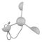 WH-SP-WS01 Anemometer Vindhastighetsmätare Vindhastighetssensor Meteorologiskt Instrument f vit