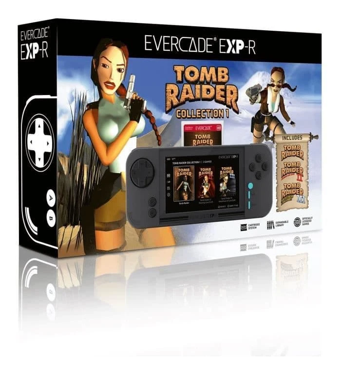 Retrogaming Console Pack - Evercade EXP-R Tomb Raider 1-2-3