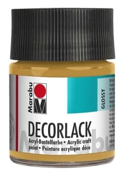 Decorlack 50ml, metallic gold 784