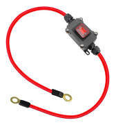 [LLC]DC12V Inline Trådbrytare DC12-24V DPST Dubbelsidig Trådbrytare 25A IP67 med På/Av Snabbkoppling/Di
