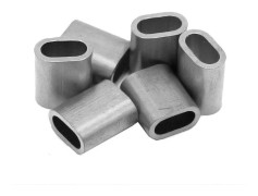 Wire Rope Sleeves för industriell kabeldragning, starka, hållbara, lätta aluminiumpresshylsor, korrosionsbeständiga för breda applikationer