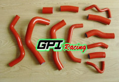 Röd Silikonkylarslangssats för Honda CBR1000RR 2004-2007 2005 2006