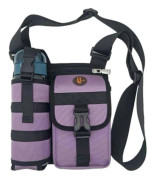 Axelväskor med vattenflaskhållare, Ryggsäck med vattenflaskhållare, Crossbody-väska, För resor, Gym Purple